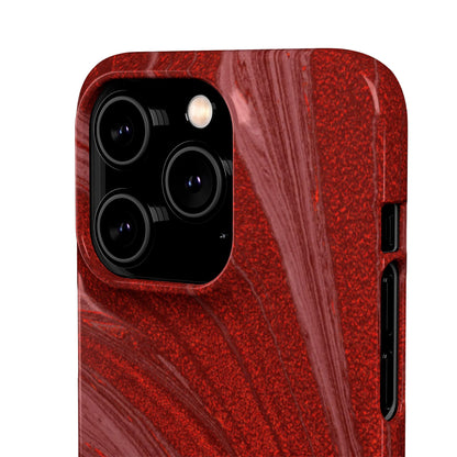 Snap Phone Case – Crimson Current