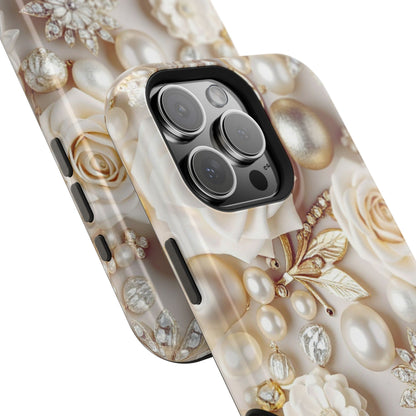Impact-Resistant Phone Case – Ivory Opulence