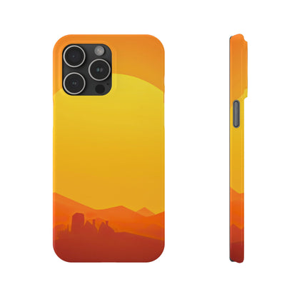 Slim Phone Case – Desert Sunrise