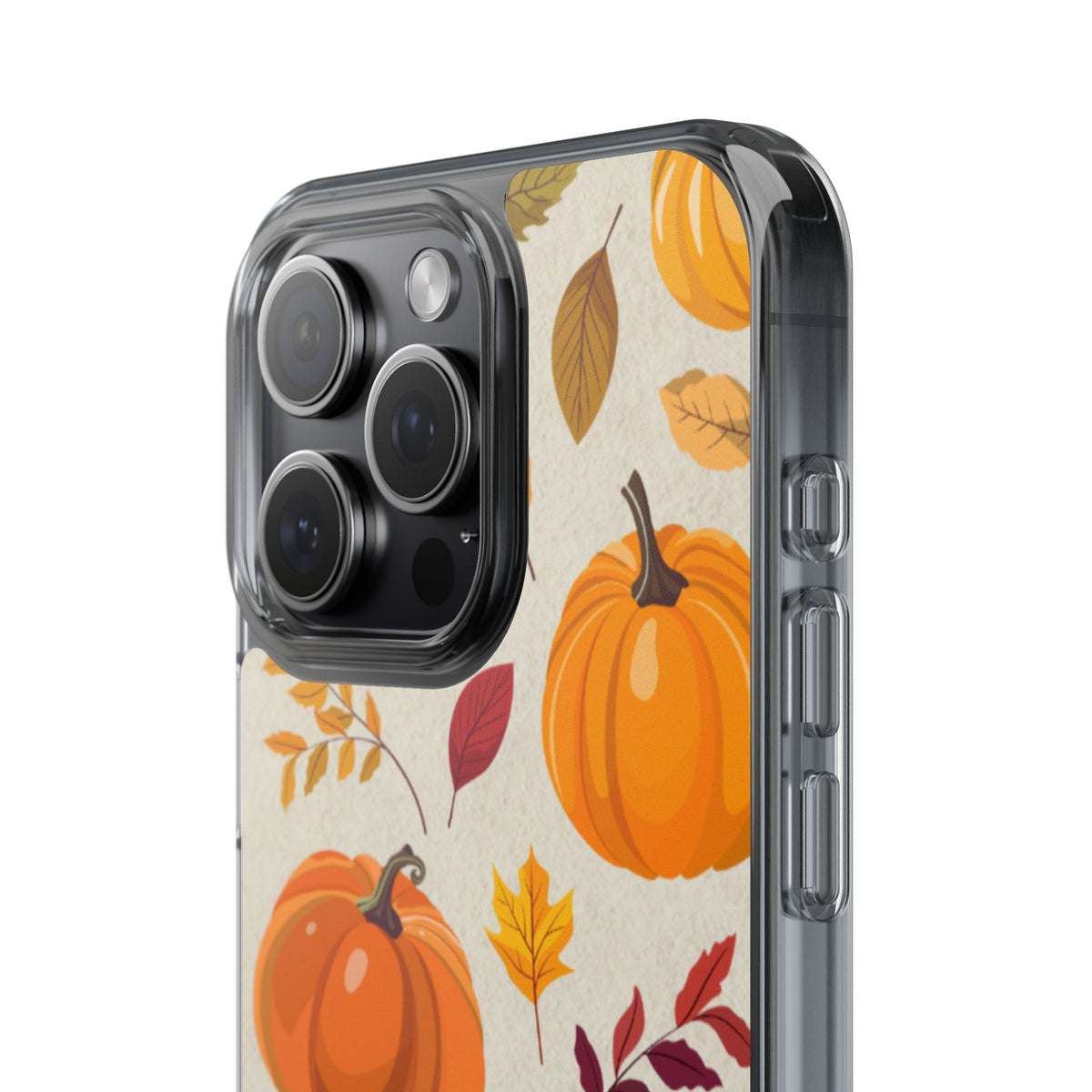 Clear Phone Case – Falling for Pumpkin