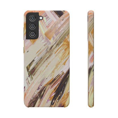 Snap Phone Case – Brush & Bronze