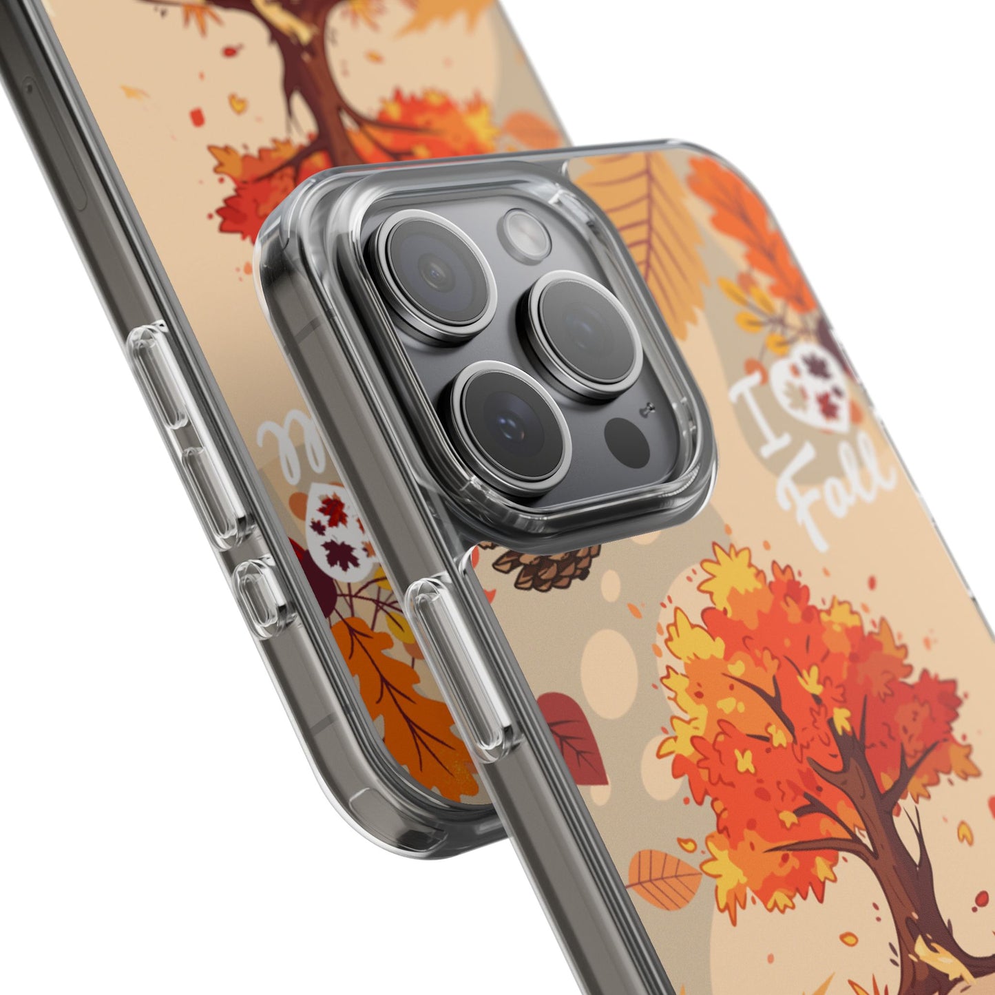Clear Phone Case – Fall in Love