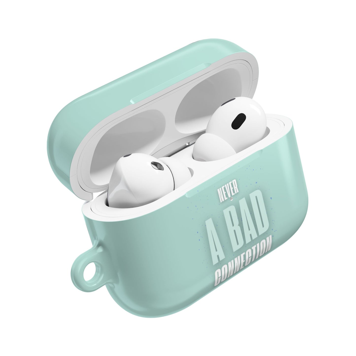Earbud Case Cover – Never a Bad Connection Mint Ice Cream