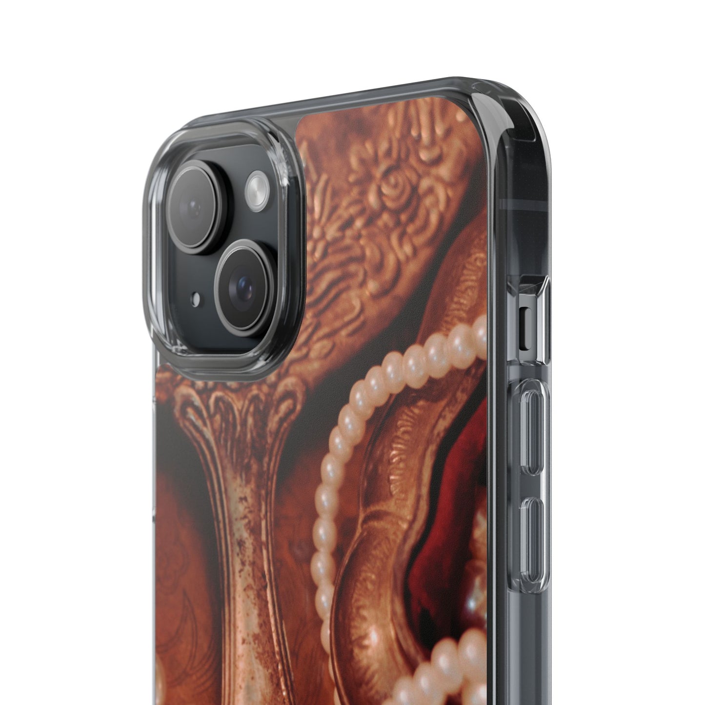 Clear Phone Case – Bronze Vanity