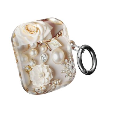 Earbud Case Cover – Ivory Opulence
