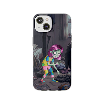 Zombie Girl Phone Case — Cute Creepy Cartoon Phone Cover