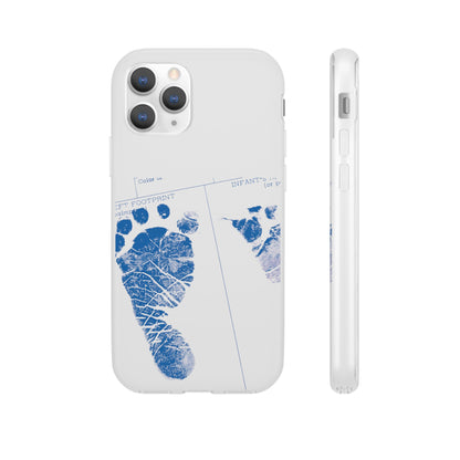 Flexi Case – Mom’s Little Blue Footprints