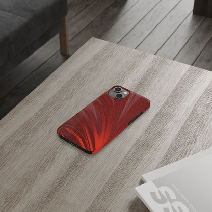 Slim Phone Case — Crimson Current