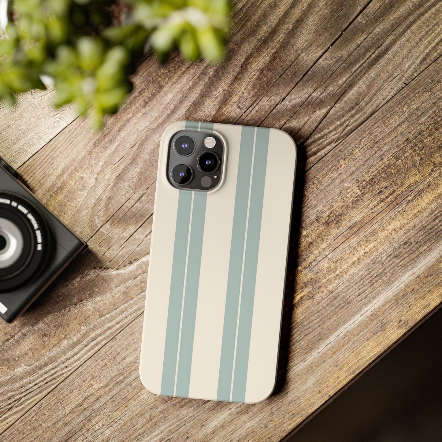 Slim Phone Case – Coastal Stripe