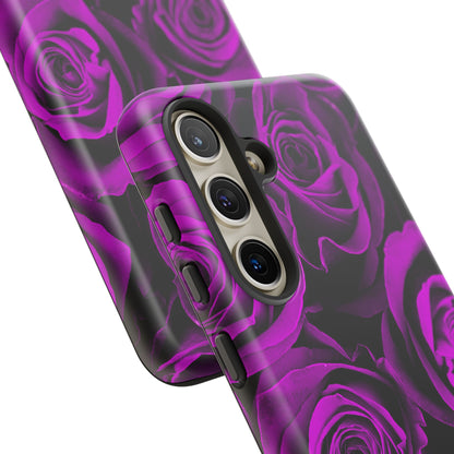 Protective Phone Case – Amethyst Roses