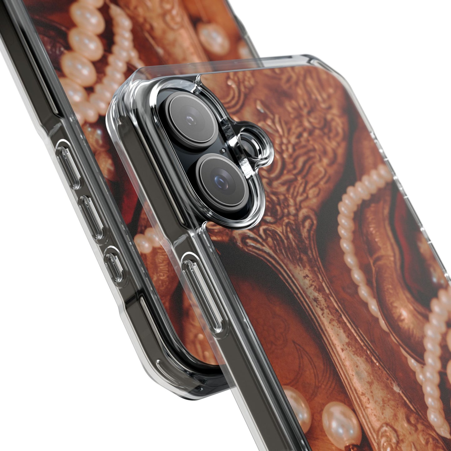 Clear Magnetic Phone Case – Bronze Vanity