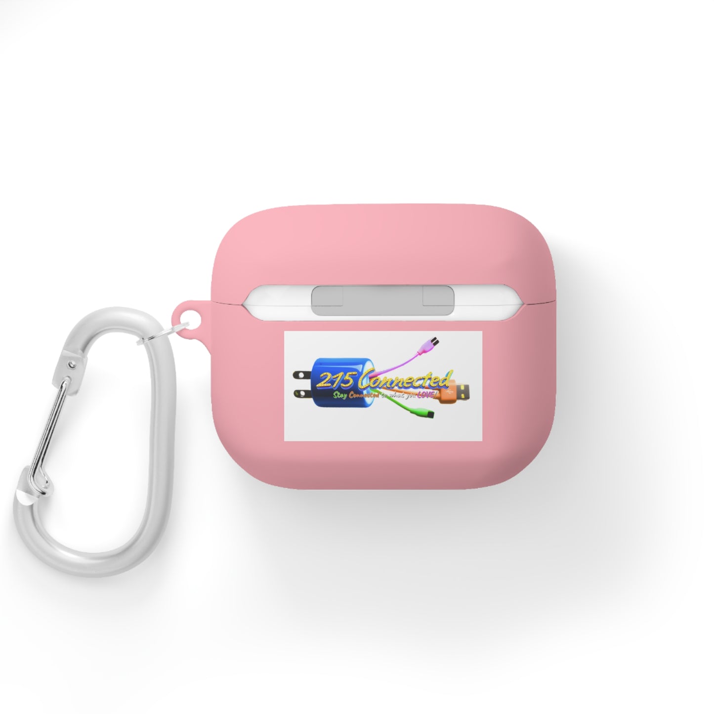 Wireless Earbud Case Cover – Pigeon Design Slim Drop Protection with Carabiner Clip