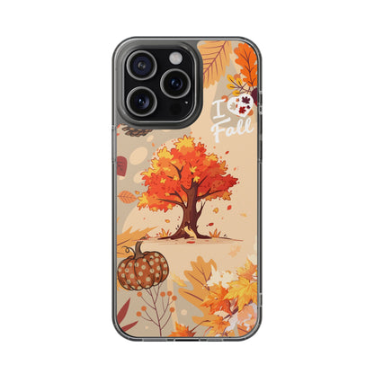 Clear Phone Case – Fall in Love