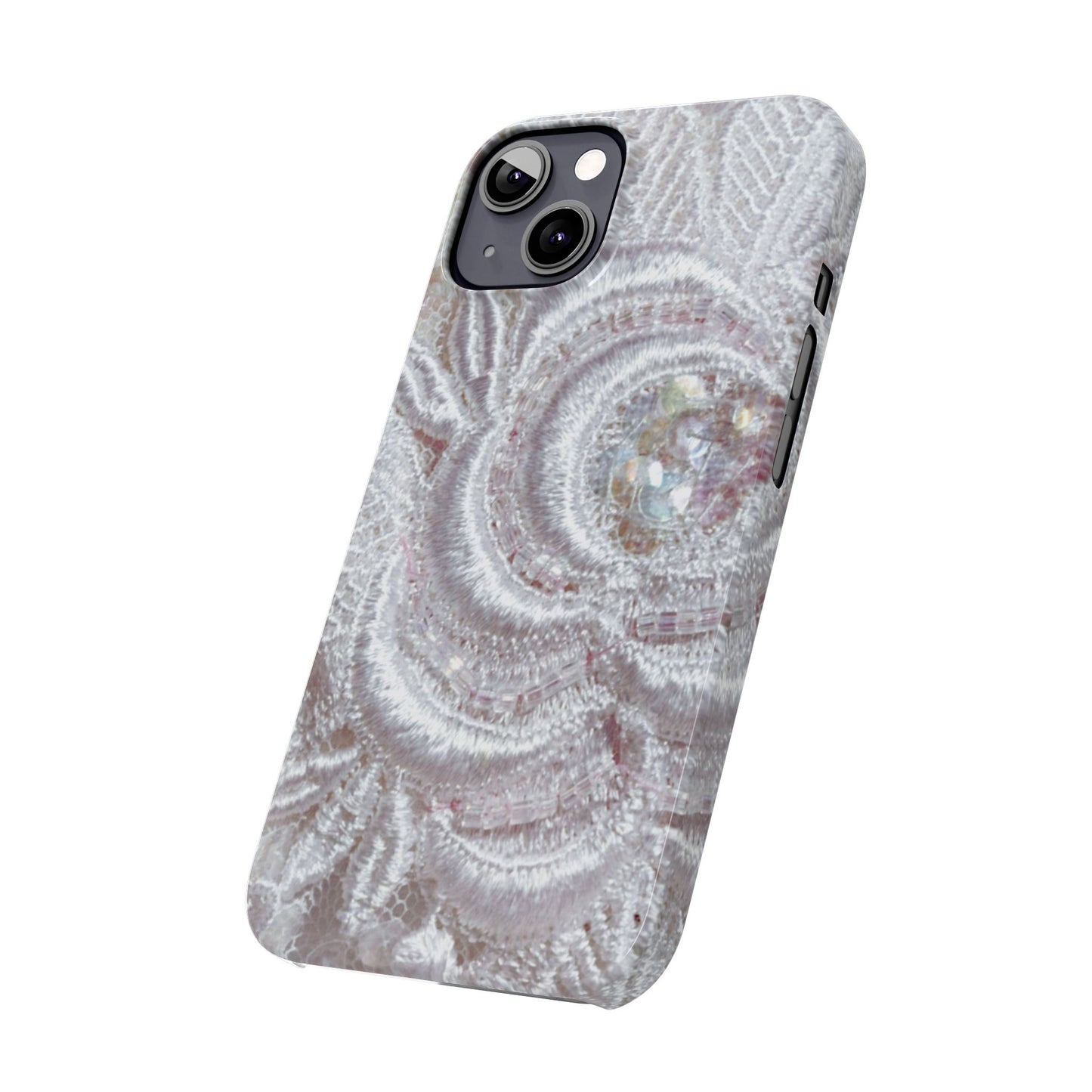 Slim Phone Case – Lace Veil