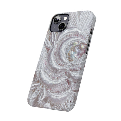 Slim Phone Case – Lace Veil
