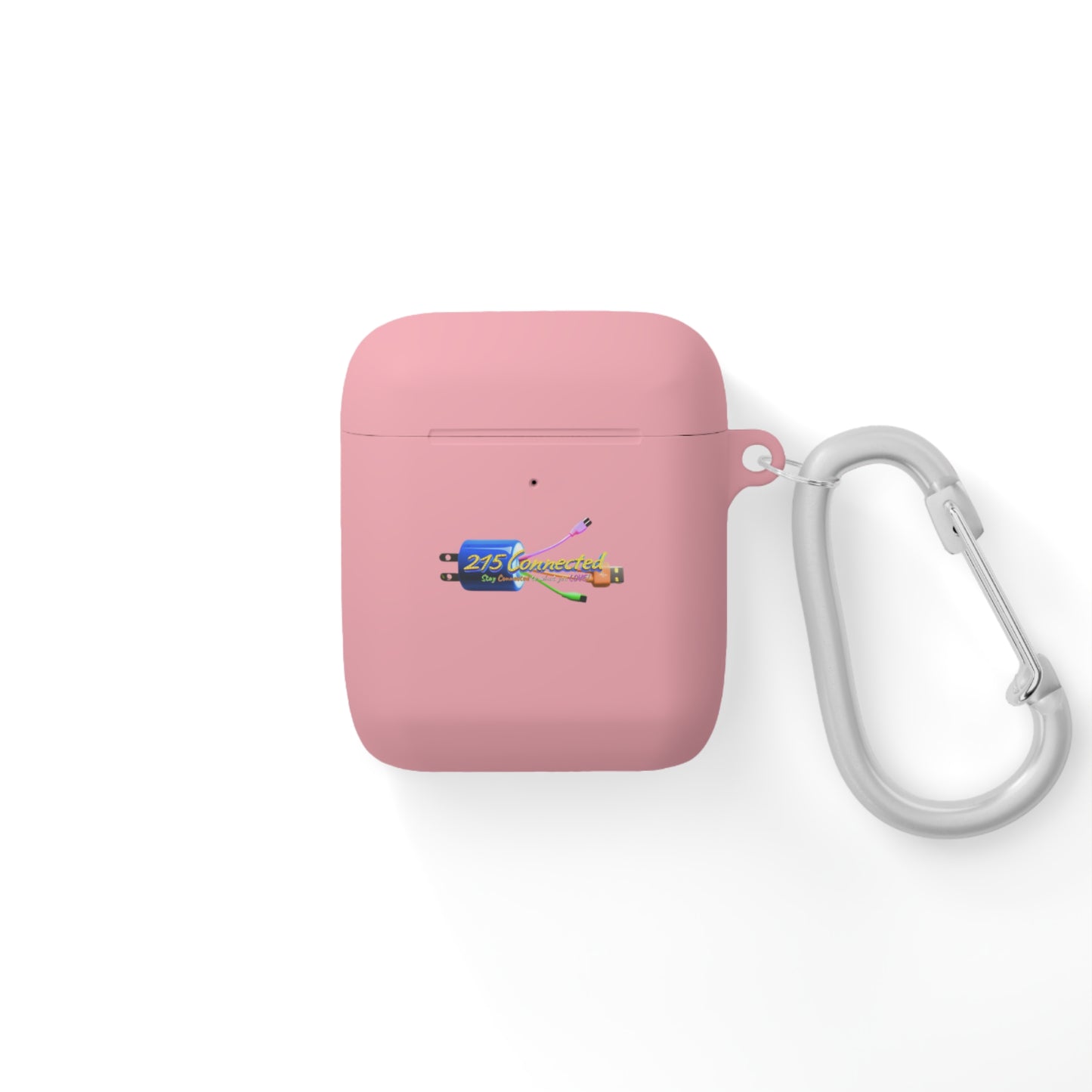 215 Connected AirPods Compatible Case Cover – Everyday Drop Protection with Carabiner Clip