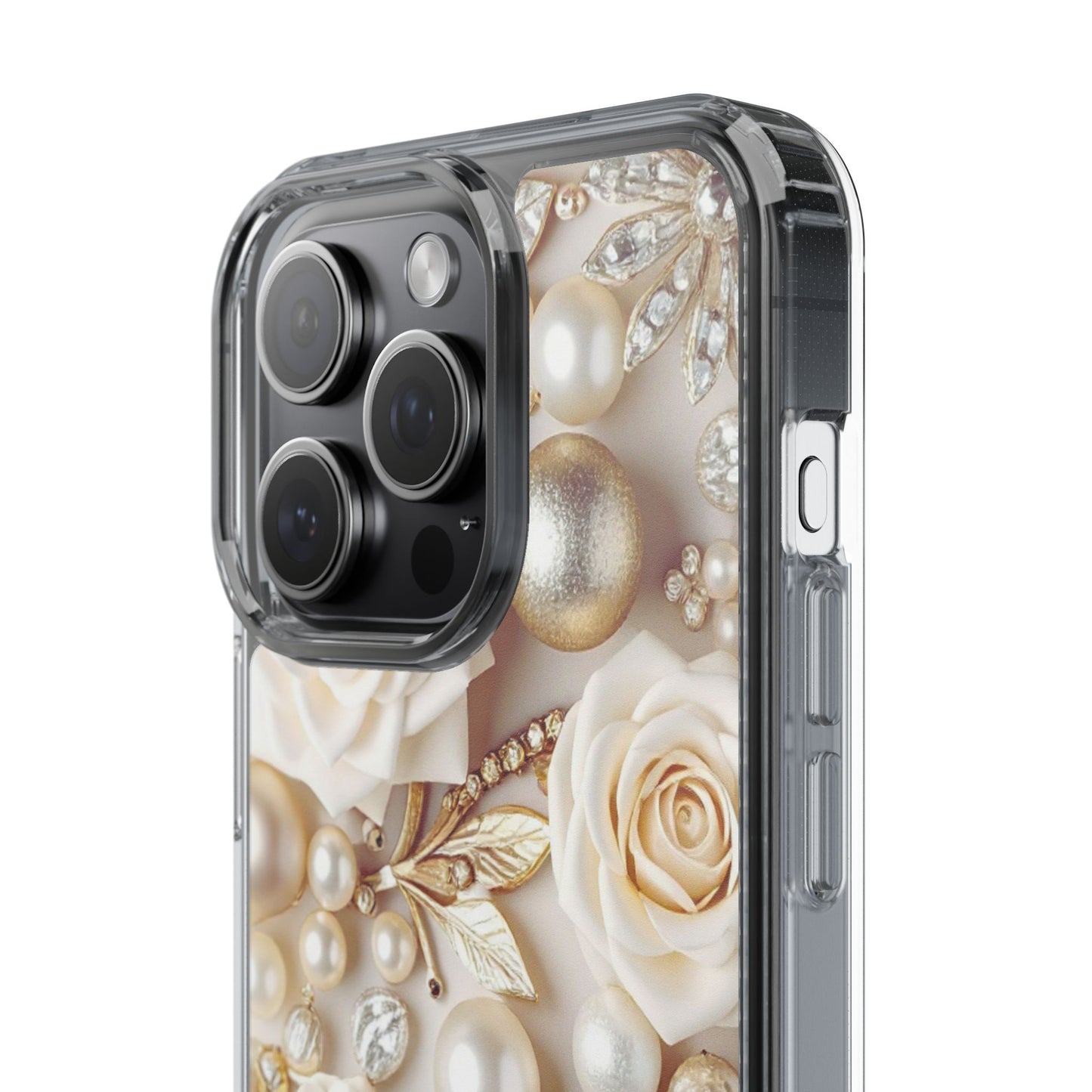 Clear Phone Case – Ivory Opulence