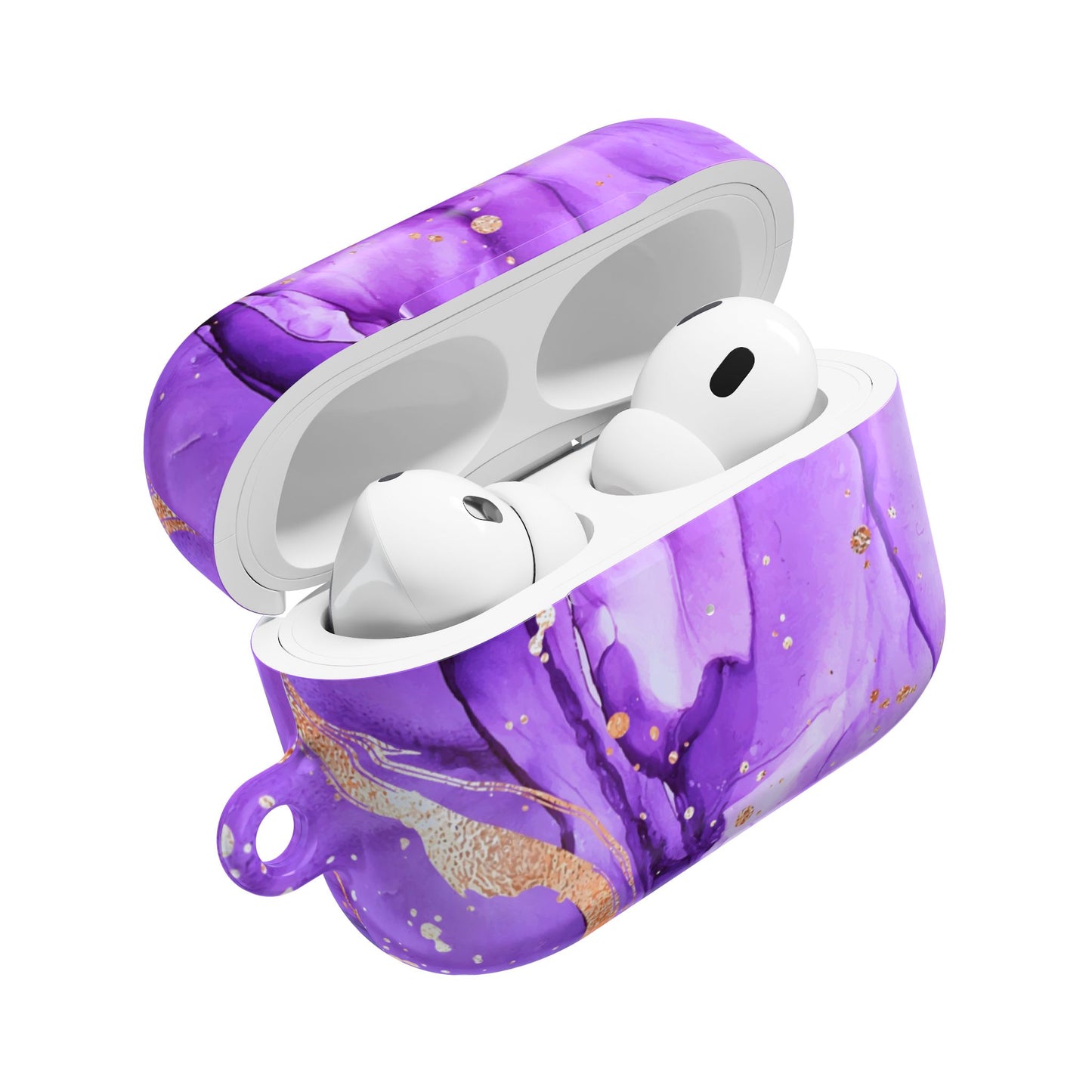Wireless Earbud Case Cover – Gilded Violet