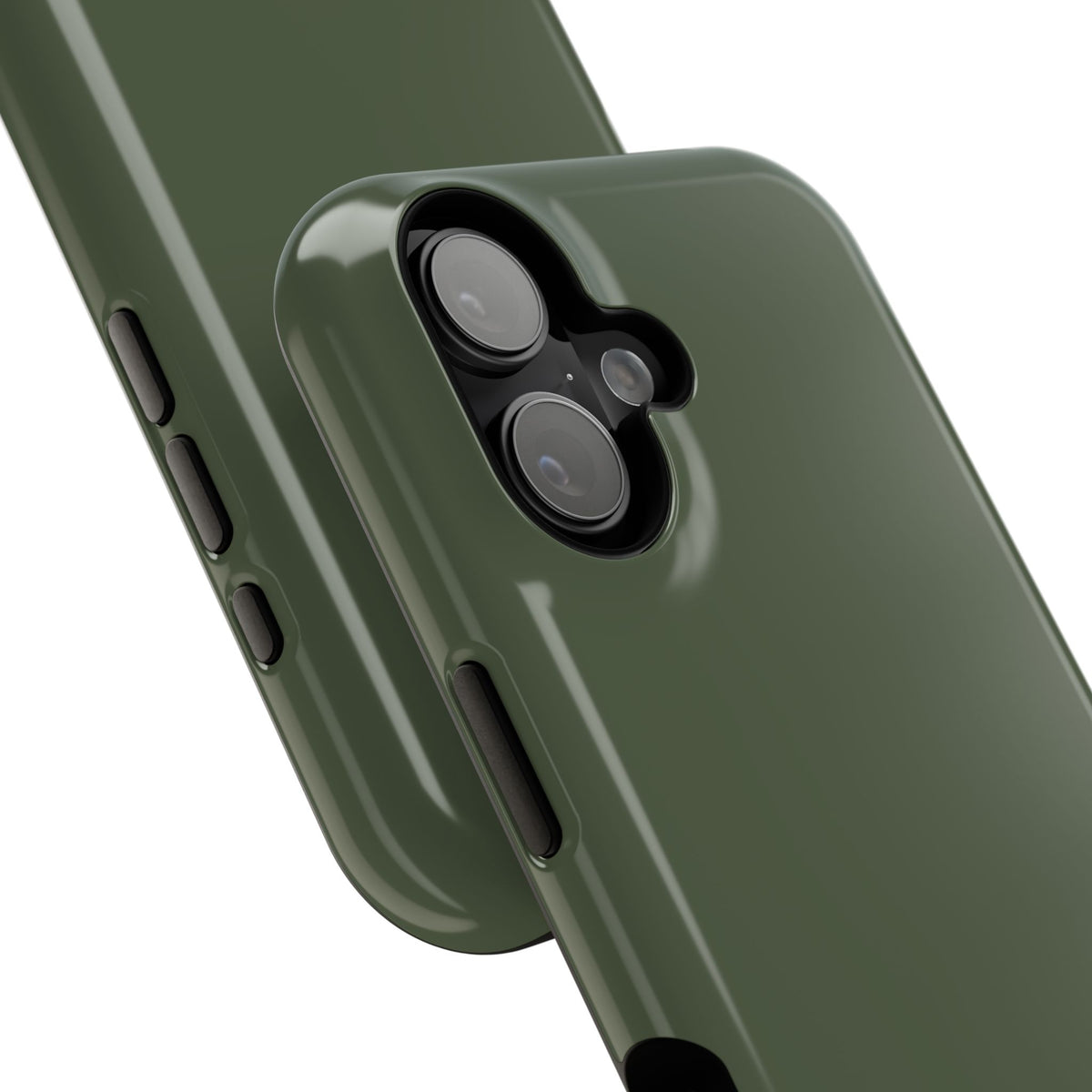 Impact-Resistant Phone Case — Military Green Protective Shockproof Cover