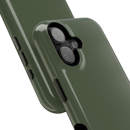 Impact-Resistant Phone Case — Military Green Protective Shockproof Cover