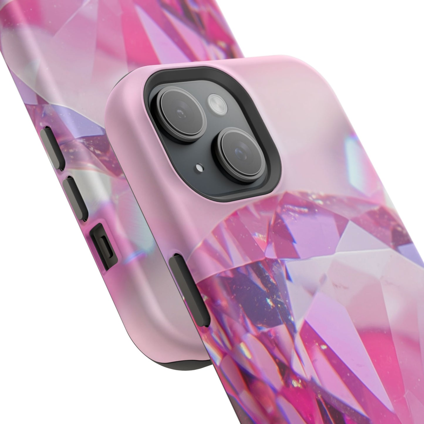 Wireless-Charging Compatible Case – Pink Ice