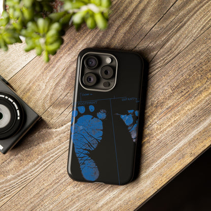 Protective Phone Case – Mom’s Little Blue Footprints