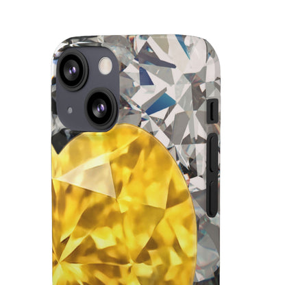 Snap Phone Case – Heart of Gold