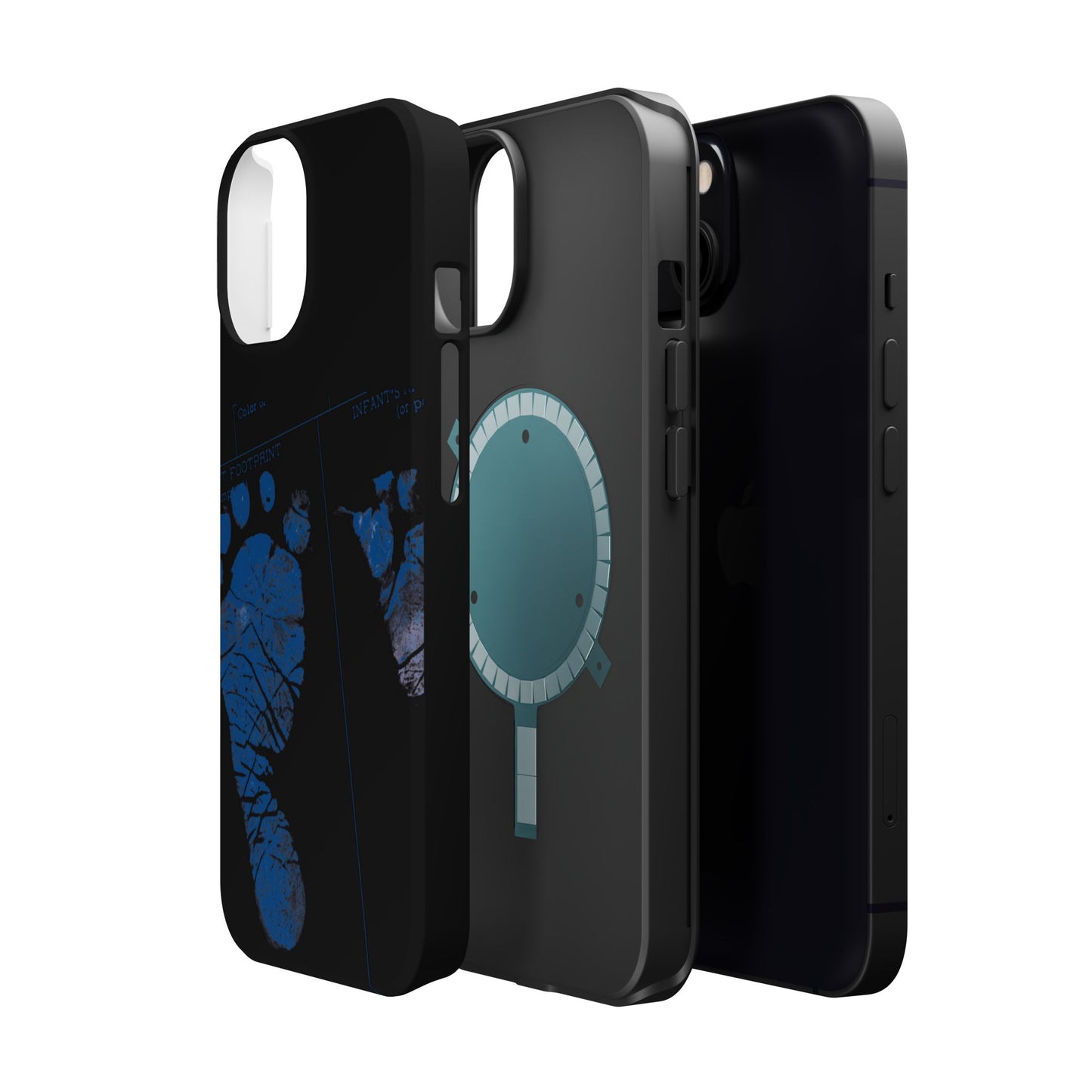 Wireless-Charging Compatible Case – Mom’s Little Blue Footprints