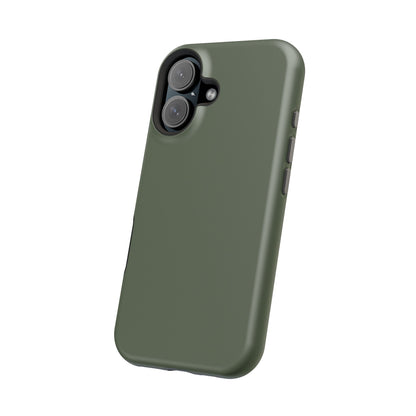 Wireless-Charging Compatible Case – Cabin Green – Compatible with iPhone 13–17 & Samsung Galaxy S25–S26 Series