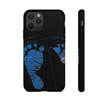 Protective Phone Case – Mom’s Little Blue Footprints