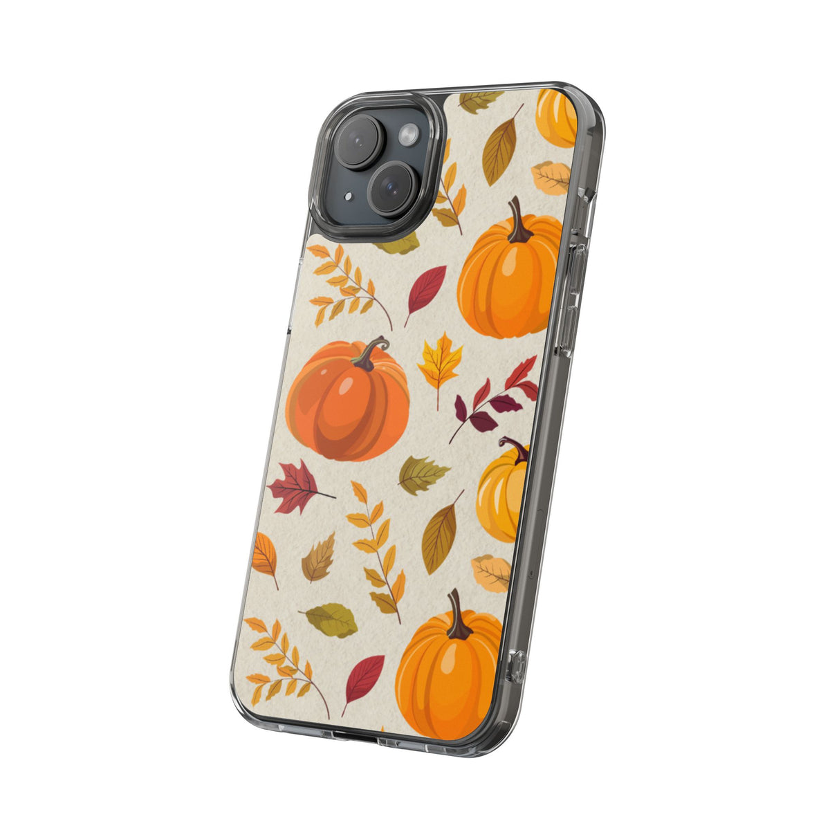 Clear Phone Case – Falling for Pumpkin