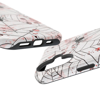 Impact-Resistant Phone Case – Blood Web