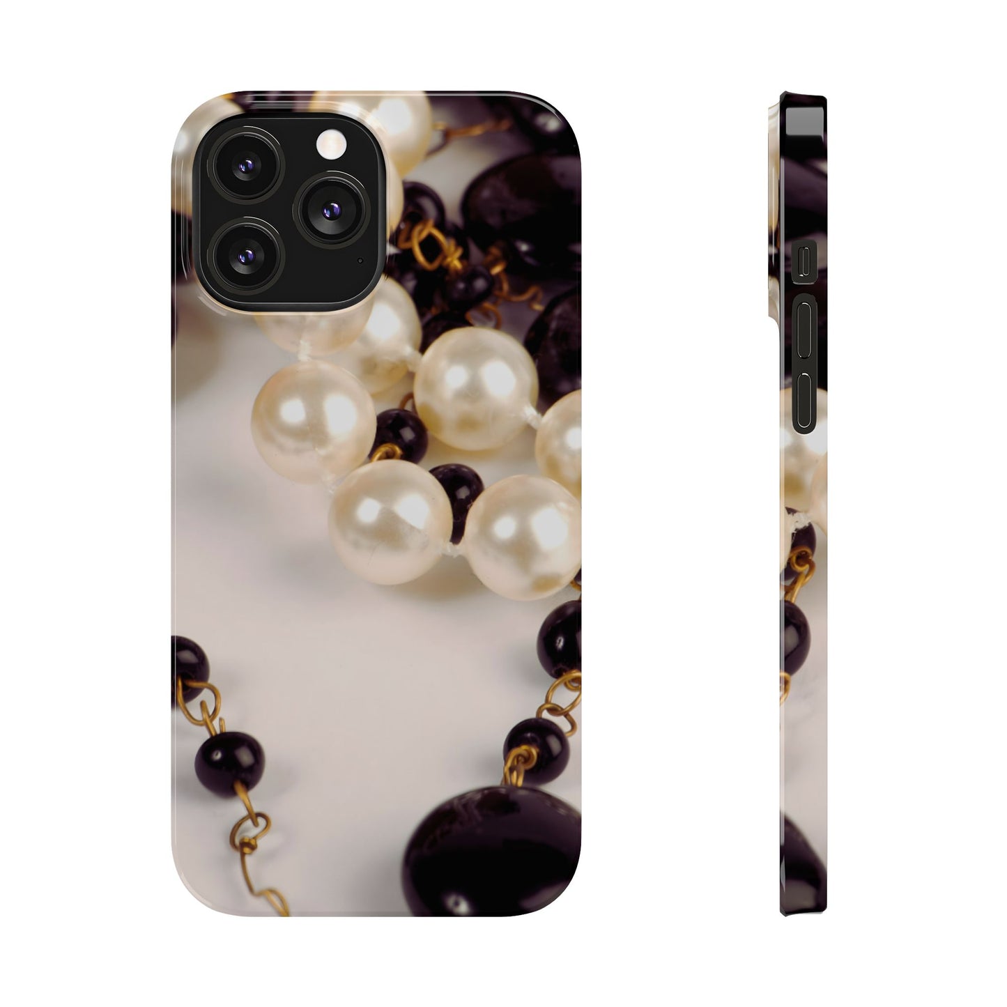 Slim Phone Case – Noir Pearl