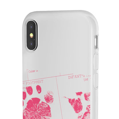 Flexi Case – Mom’s Little Pink Footprints