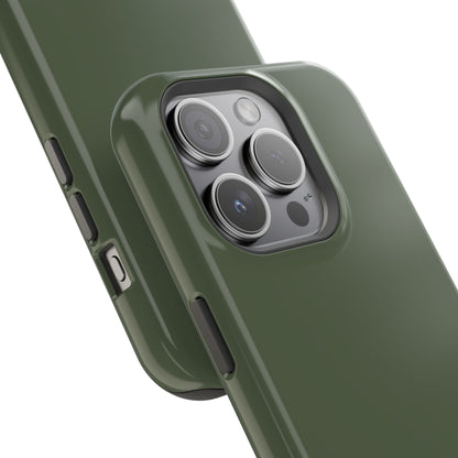 Impact-Resistant Phone Case — Military Green Protective Shockproof Cover