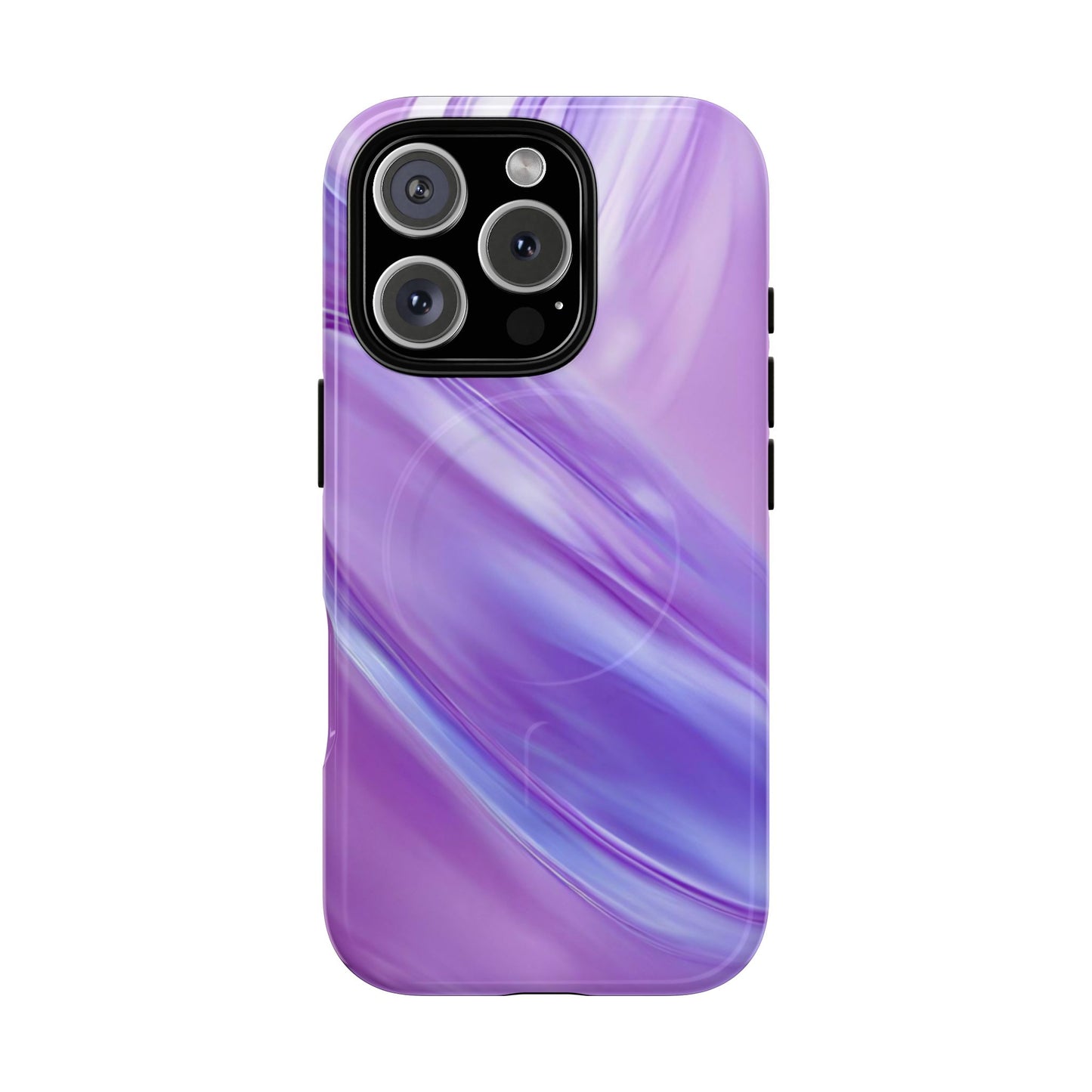 Protective Magnetic Phone Case – Lavender Wave