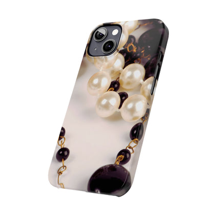 Slim Phone Case – Noir Pearl