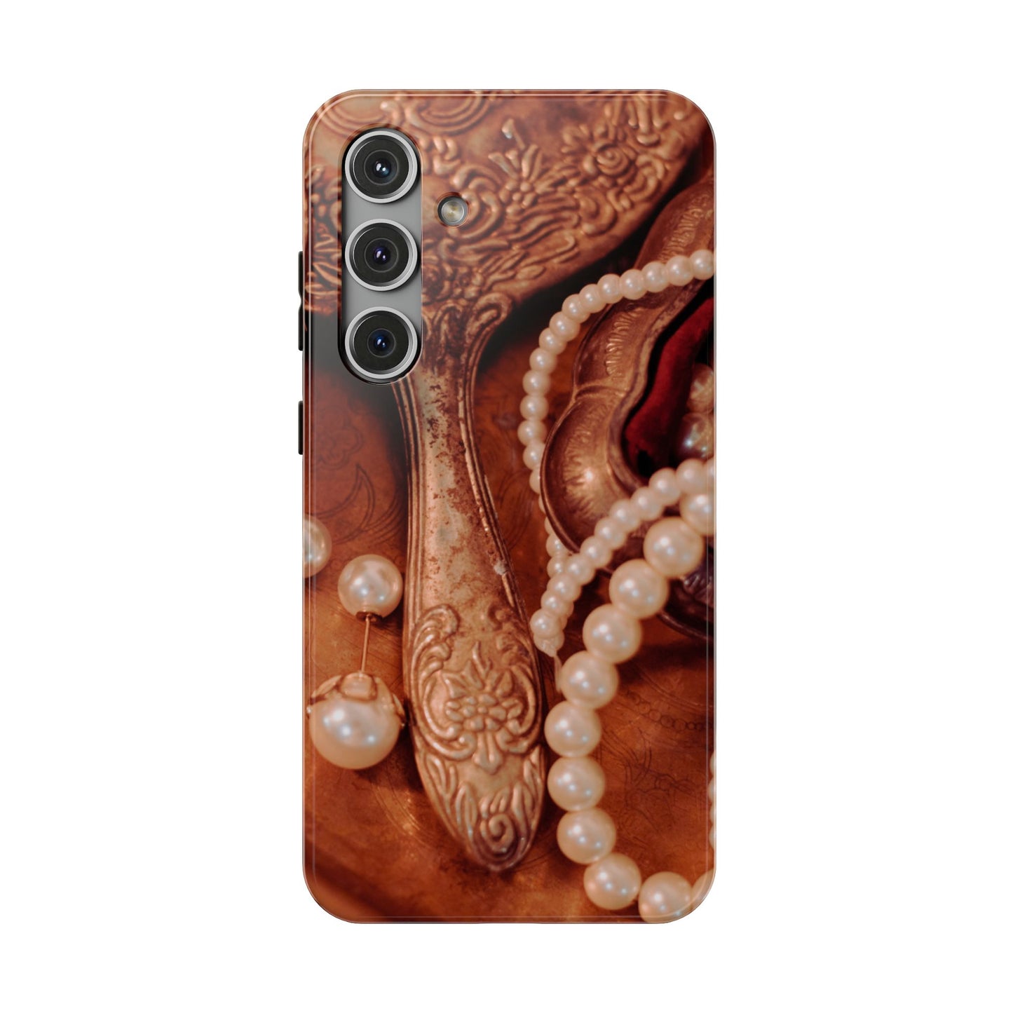 Impact-Resistant Phone Case – Bronze Vanity