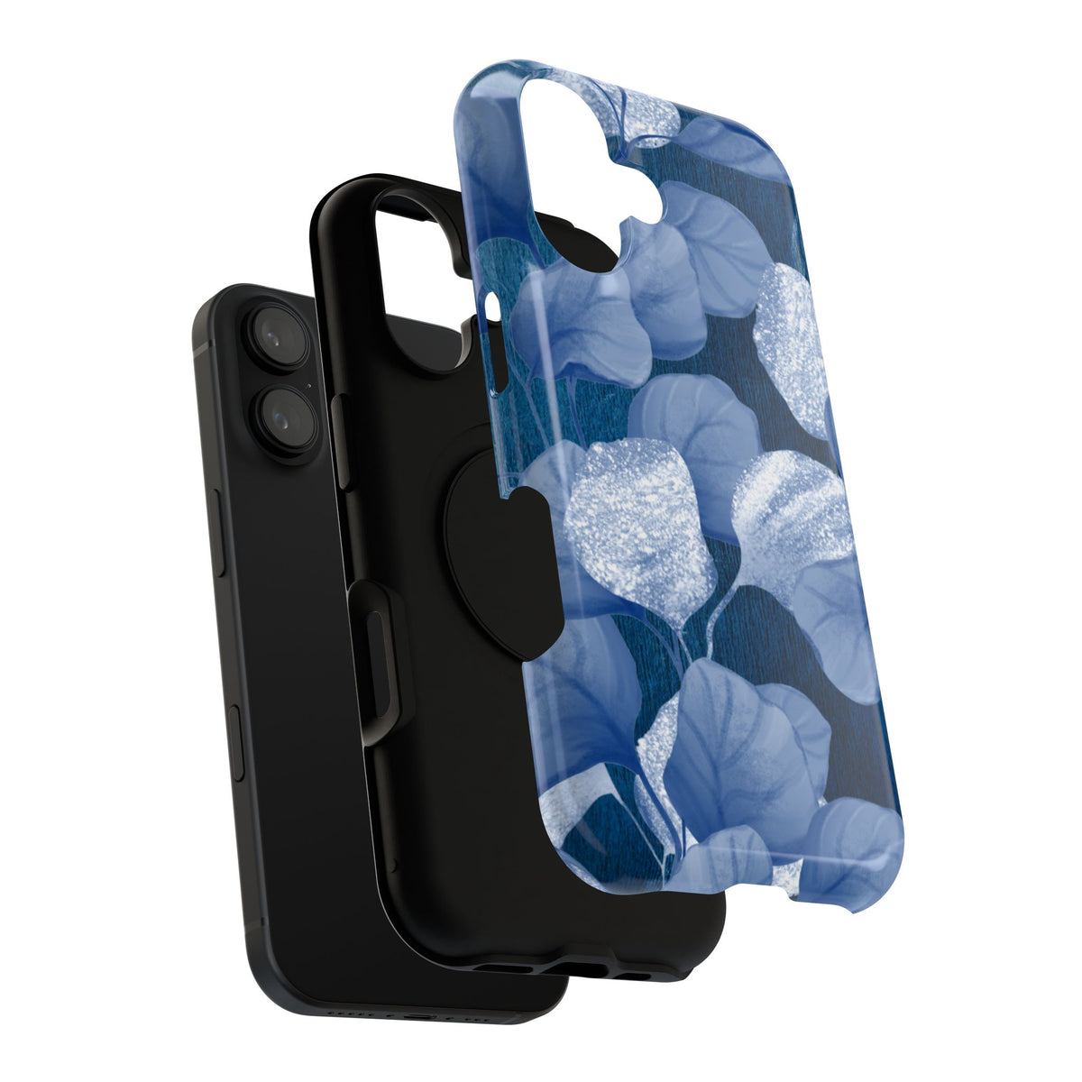 Impact-Resistant Phone Case – October Blues – Compatible with iPhone 11–17 & Samsung Galaxy S22–S26 Series