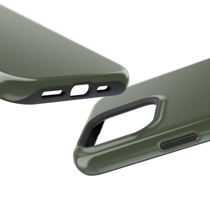 Impact-Resistant Phone Case — Military Green Protective Shockproof Cover