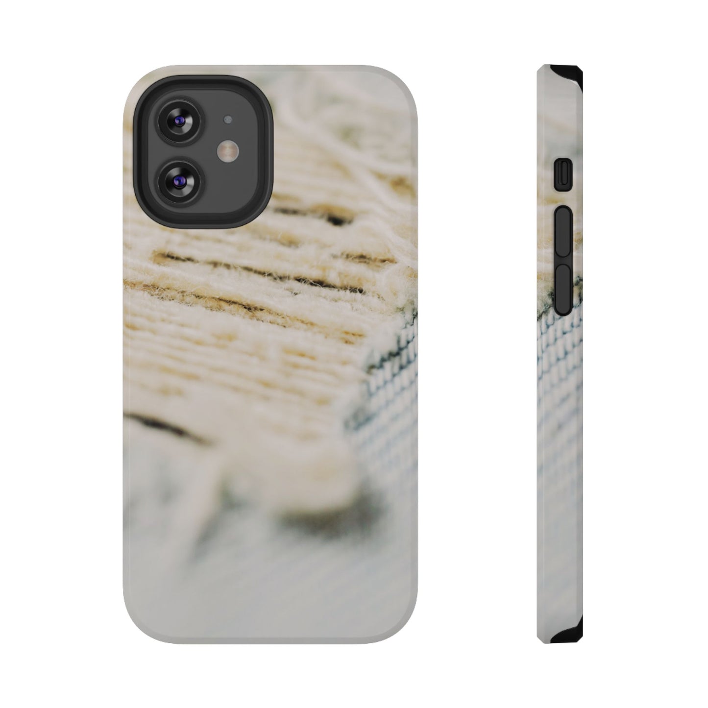 Impact-Resistant Phone Case – Woven Warmth
