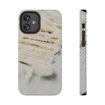 Impact-Resistant Phone Case – Woven Warmth