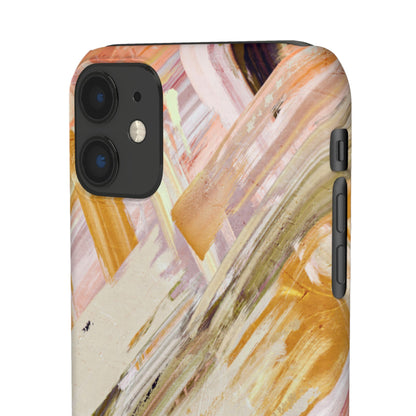 Snap Phone Case – Brush & Bronze