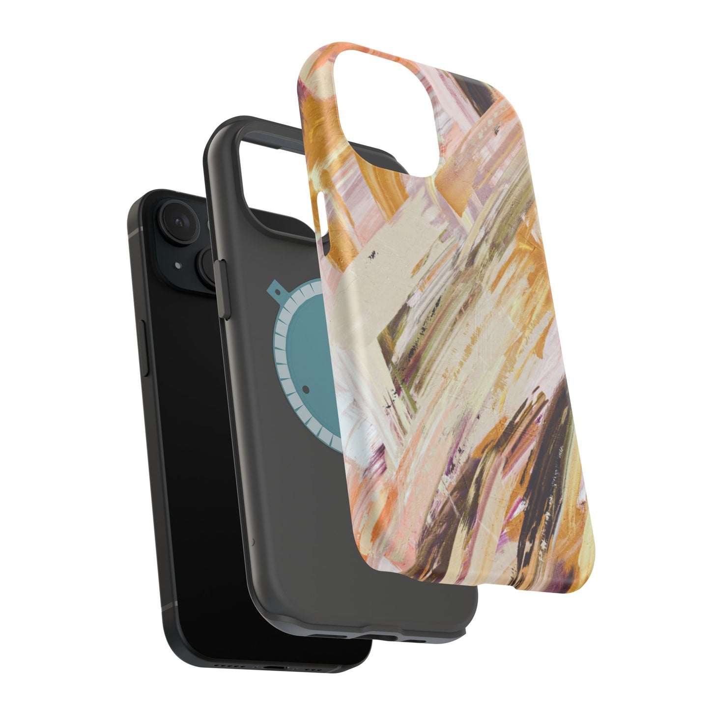 Wireless-Charging Compatible Case – Brush & Bronze