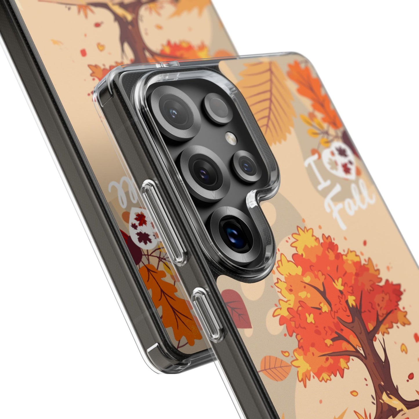 Clear Phone Case – Fall in Love