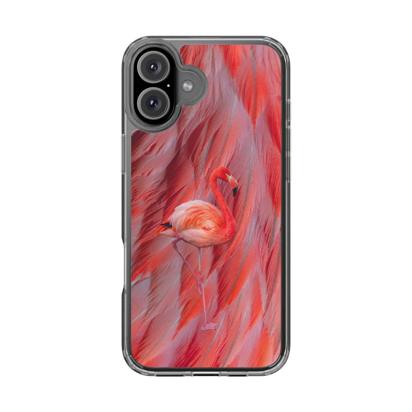 Clear Phone Case – Scarlet Plume