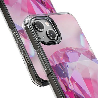 Clear Magnetic Phone Case – Pink Ice