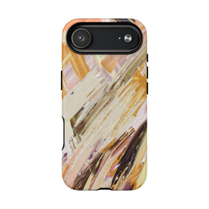 Protective Magnetic Phone Case – Brush & Bronze