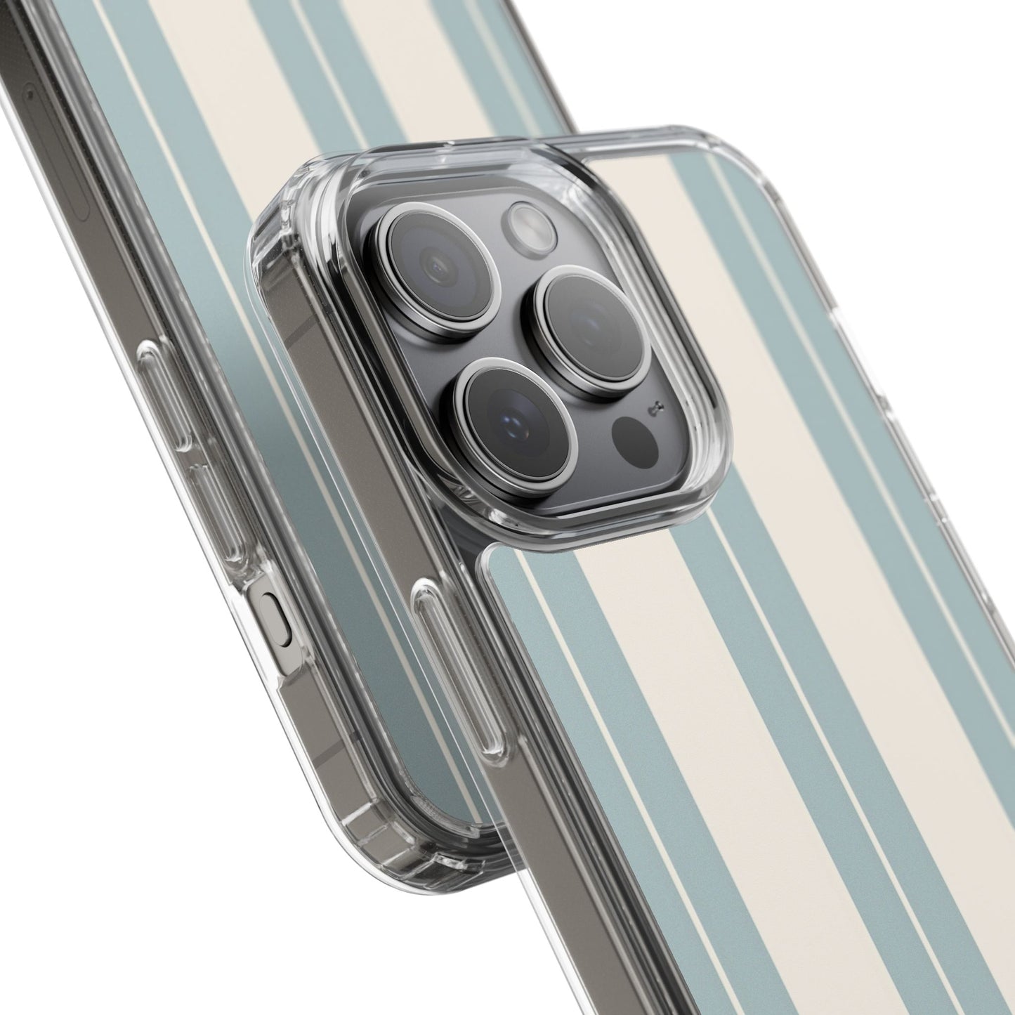 Clear Phone Case – Coastal Stripe
