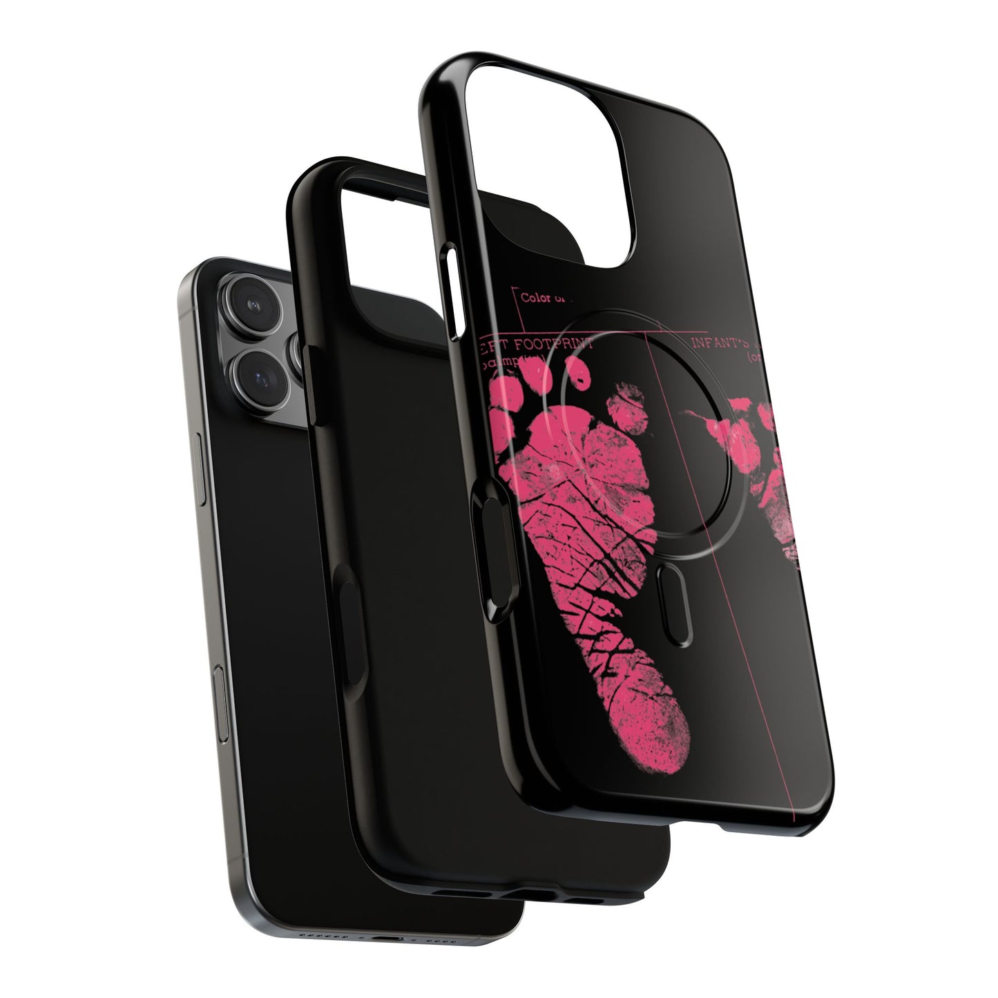 Protective Magnetic Phone Case – Mom’s Little Pink Footprints